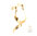 Gold Spiral Earrings 14K Yellow