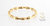 Gold Bamboo Style Ring 14K Yellow