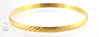 Gold Bangle Bracelet 14K Yellow