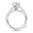 Valina Solitaire mounting .01 ctw, 1 1/2 ct. round center.