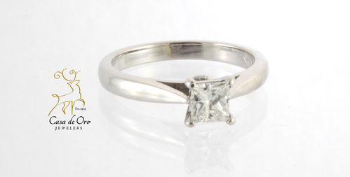 Diamond Engagement Ring 14KW