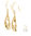 Gold Dangle Earrings 14K Yellow
