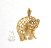 Gold Elephant Charm 14K Yellow