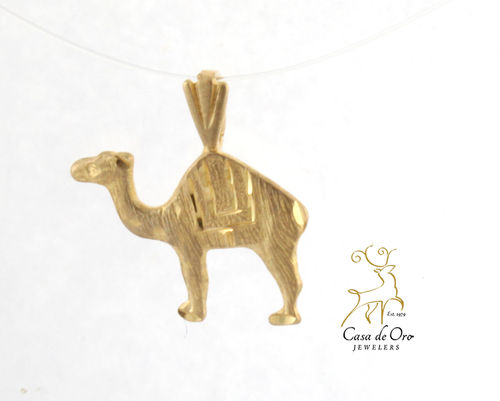 Gold Camel Charm 14K Yellow