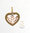 Gold Angel Heart Charm 14K