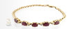 Ruby & Diamond Bracelet 14K Yellow