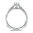 Valina Diamond Engagement Ring Mounting in 14K White Gold (.31 ctw)