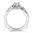 Valina Diamond Engagement Ring Mounting in 14K Gold (.37 ctw)