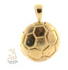 Gold Soccer Ball Charm 14K