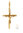 Gold Crucifix Pendant 14K Yellow