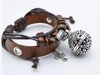 Brown Leather Diffuser Bracelet w/Locket