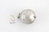 Diamond Ball Clasp 14K White