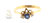 Simulated Sapphire & Diamond Ring 18KY