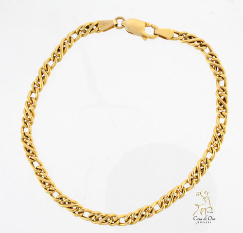 Gold Link Bracelet 14K Yellow