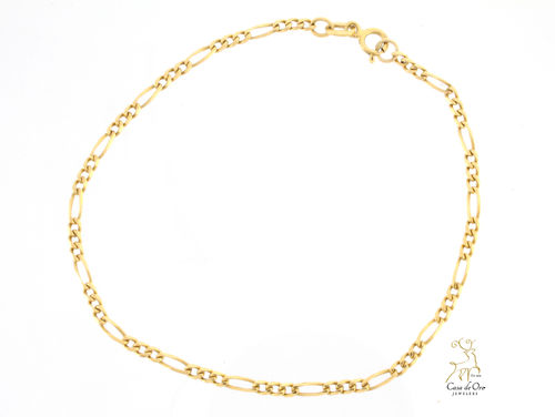 Gold "Figaro" Bracelet 18K Yellow