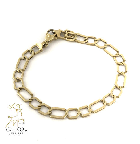 Gold Link Bracelet 14K