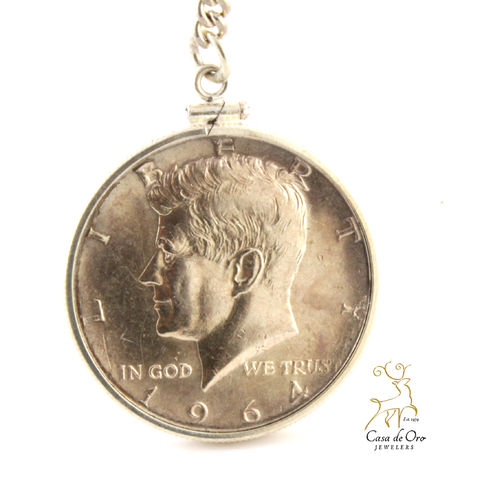 $.50 US Sterling Key Chain (Price+Coin)
